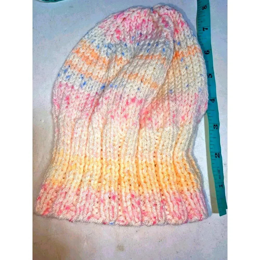 Handmade Crochet Baby Newborn 0- 6 month Beanie Hats